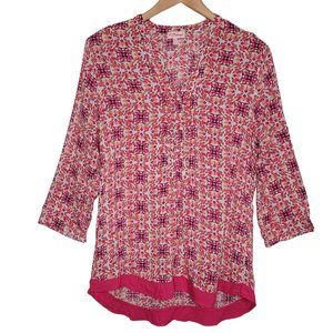 PJ Salvage Pink Floral Tunic